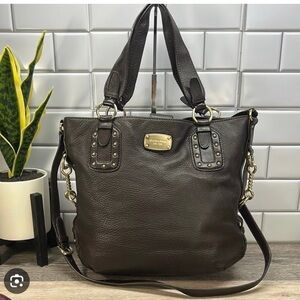 Michael Kors Big Valley North South Crossbody Tote